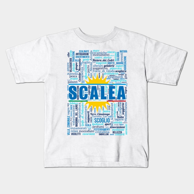 Wordart: Scalea Kids T-Shirt by Condormax